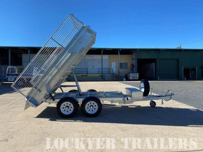 10 x 5ft Hydraulic Tipper Trailer with Loading Ramps